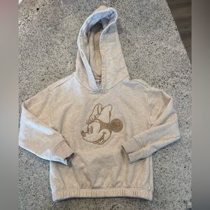 Gap and Disney Minnie Mouse Hoodie Sweatshirt Size 5